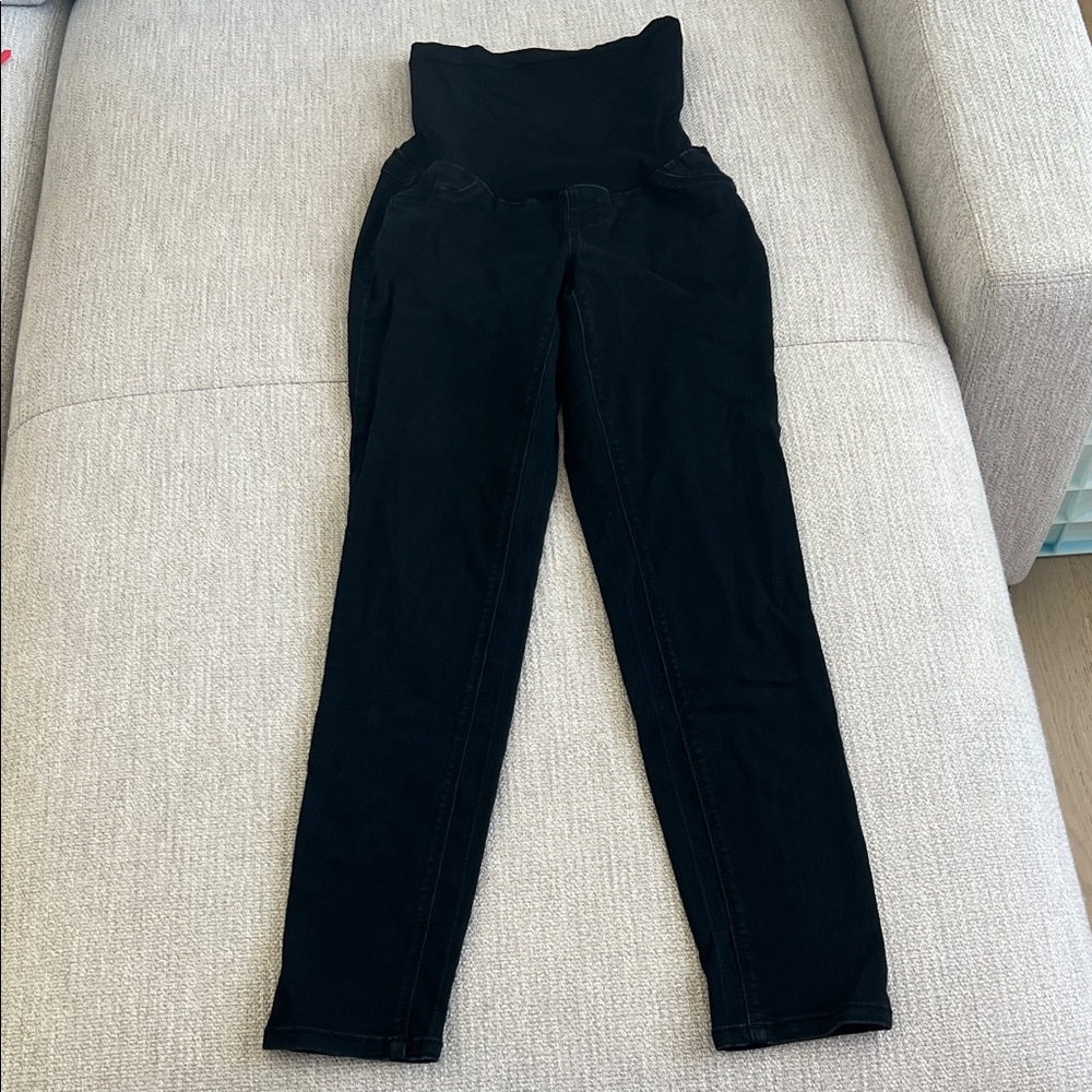 Maternity Black Stretch Jeans - Comfortable Everyday Support